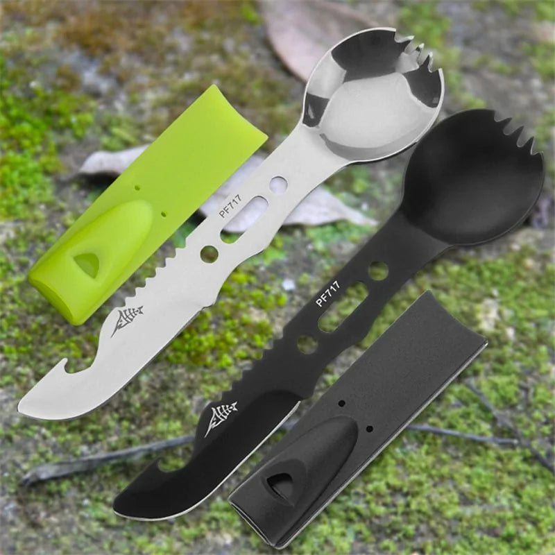 Multifunctional Camping Cookware Spoon Fork