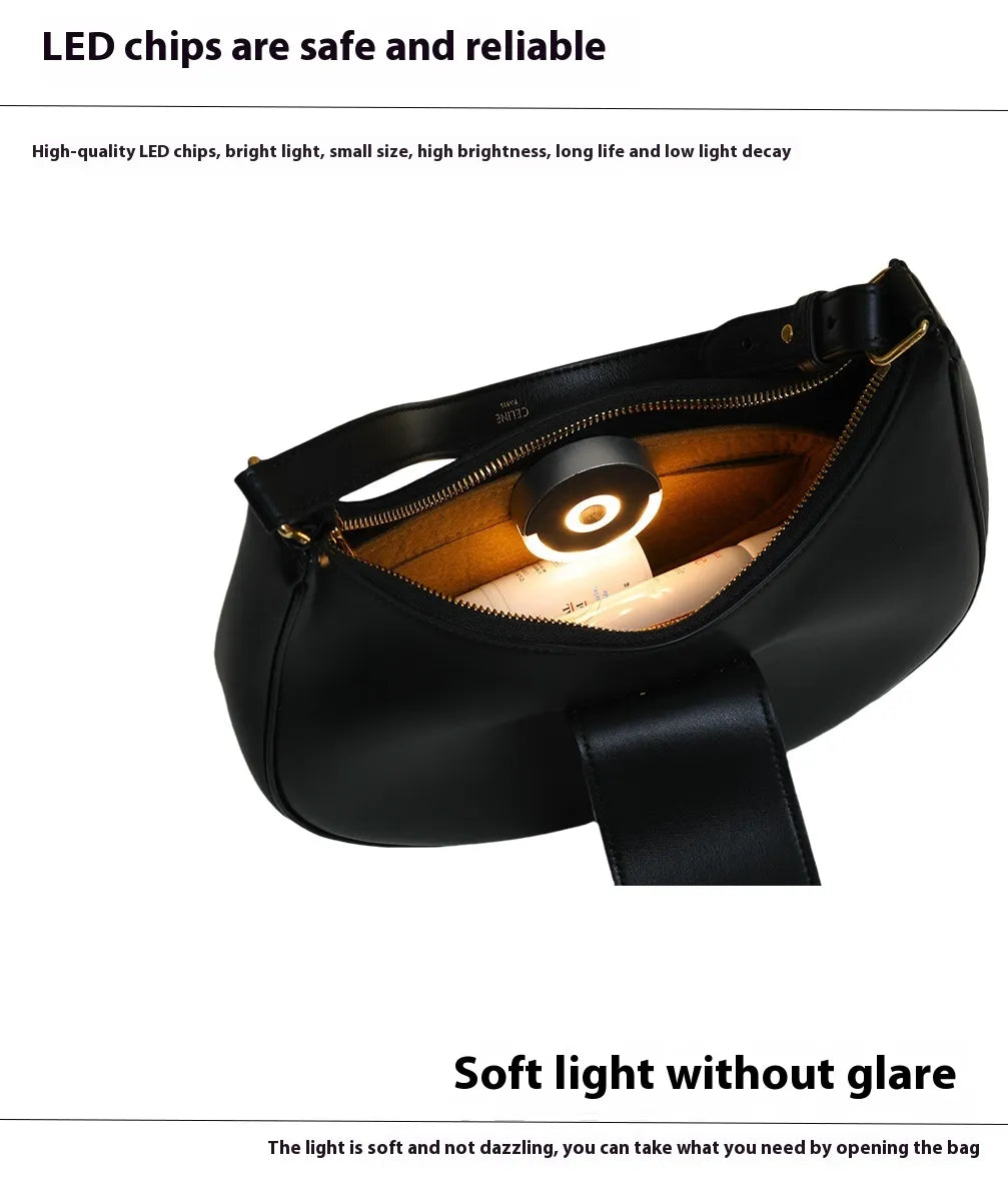 Women's Mini Round Bag Light Outdoor Riding Light