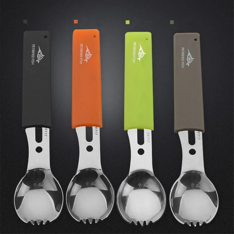 Multifunctional Camping Cookware Spoon Fork