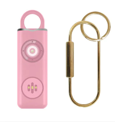 Self Defense Siren Safety Alarm For Women Keychain With SOS LED Light Personal Self Alarm Personal Security Keychain Alarm